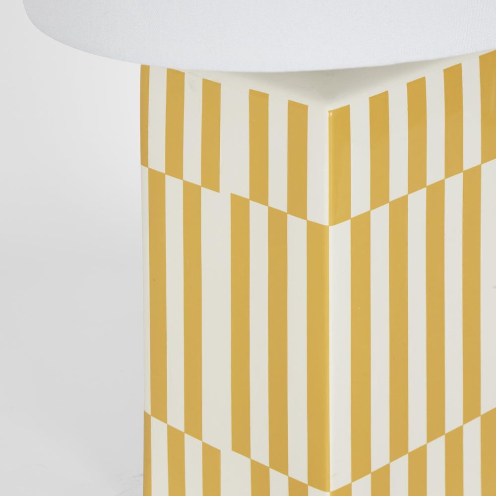 Parlour Yellow Table Lamp & Shade