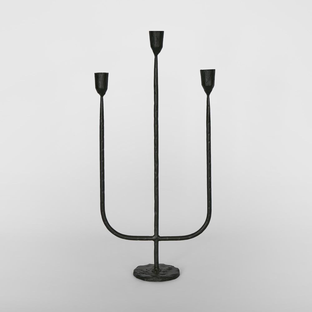 James Candle Stand Black