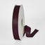 Burgundy Double Sided Satin Ribbon 25mm 100yards - P343 