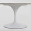 Aurora Oval Dining Table Marble White 200cm