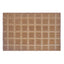 Tiles Coir Doormat with Vinyl Backing Small 45x75