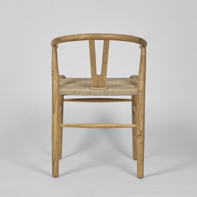 Arc Wishbone Chair Natural