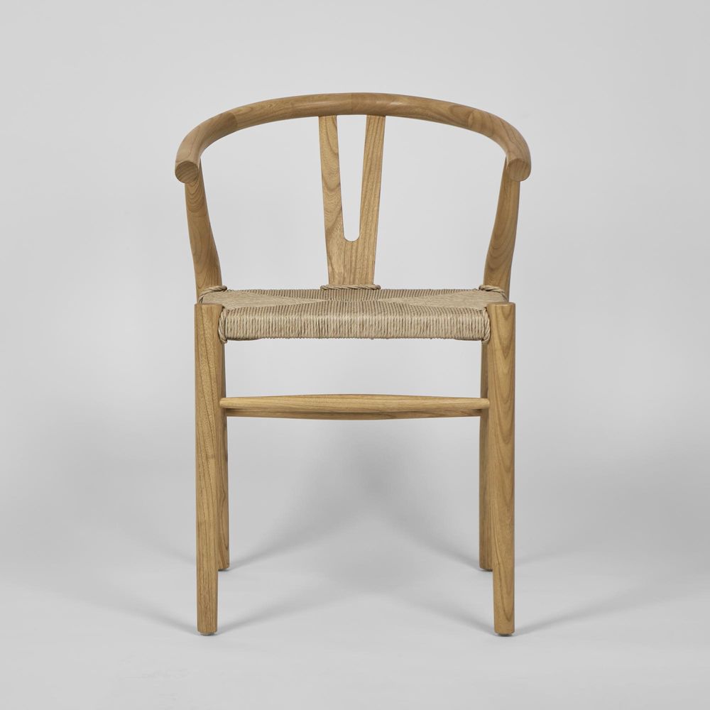 Arc Wishbone Chair Natural