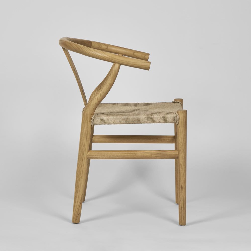 Arc Wishbone Chair Natural