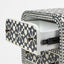 Adina Bone Inlay Bedside Table Grey/White