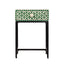 Stella Bone Inlay Bedside Table Green/White