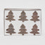 Christmas Tree Napkin Ring Set of 6 (Set of 2)