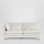 Aura 2str Left Arm Sofa Base with Cover White