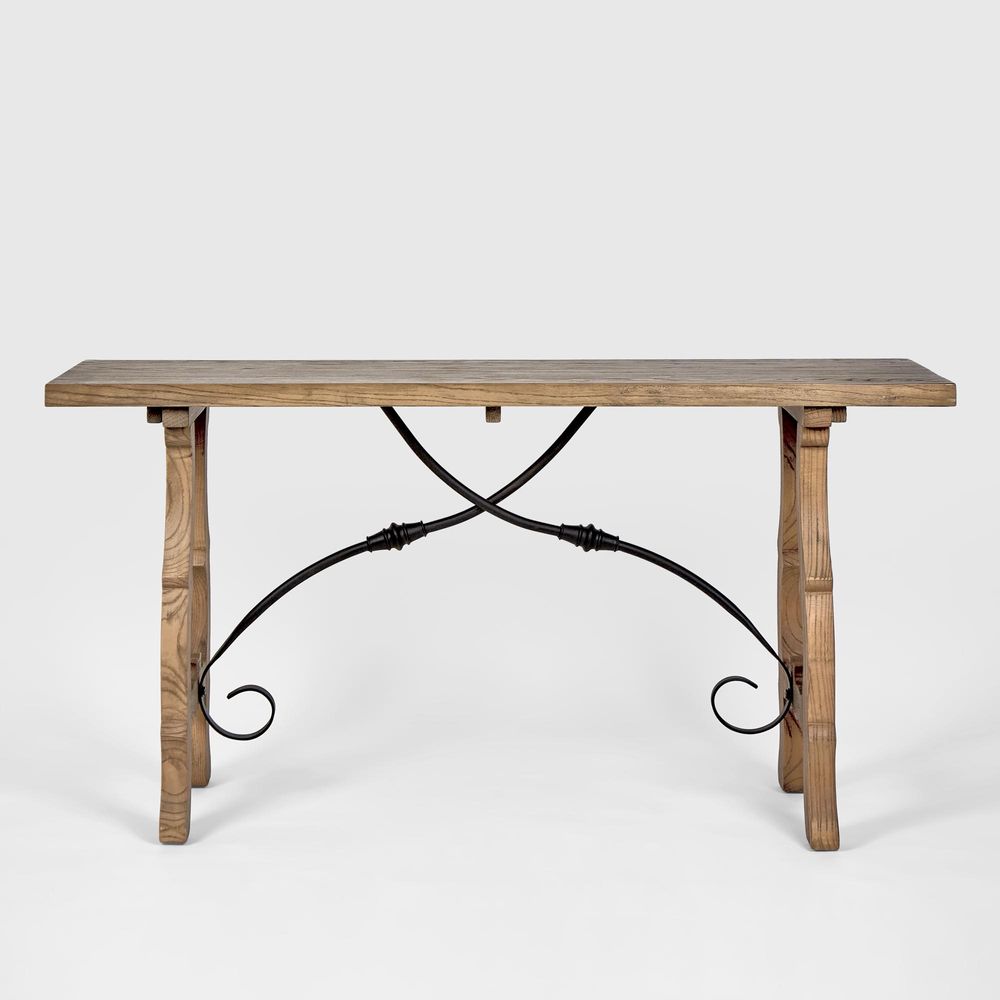 Spanish Console Antique Oak