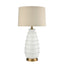 Grace White Table Lamp & Linen Shade