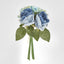 Rose & Hydrangea Bouquet Blue - Pack of 24