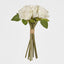 Rose Bouquet 9 Flowers White - Pack of 24
