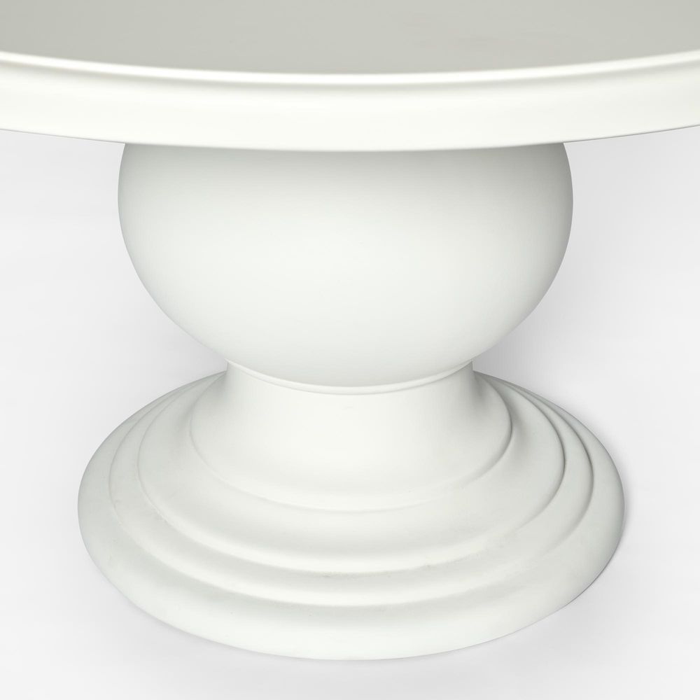 Calabria Round Dining Table White - Outdoor