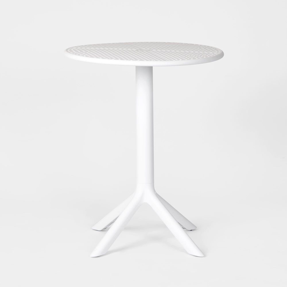 Ellee Cafe Table All Weather White 60cm