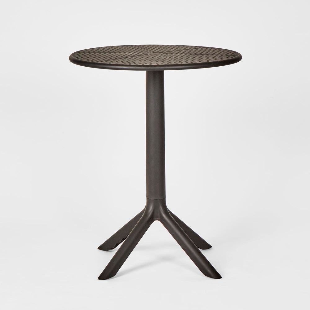 Ellee Cafe Table All Weather Black 60cm