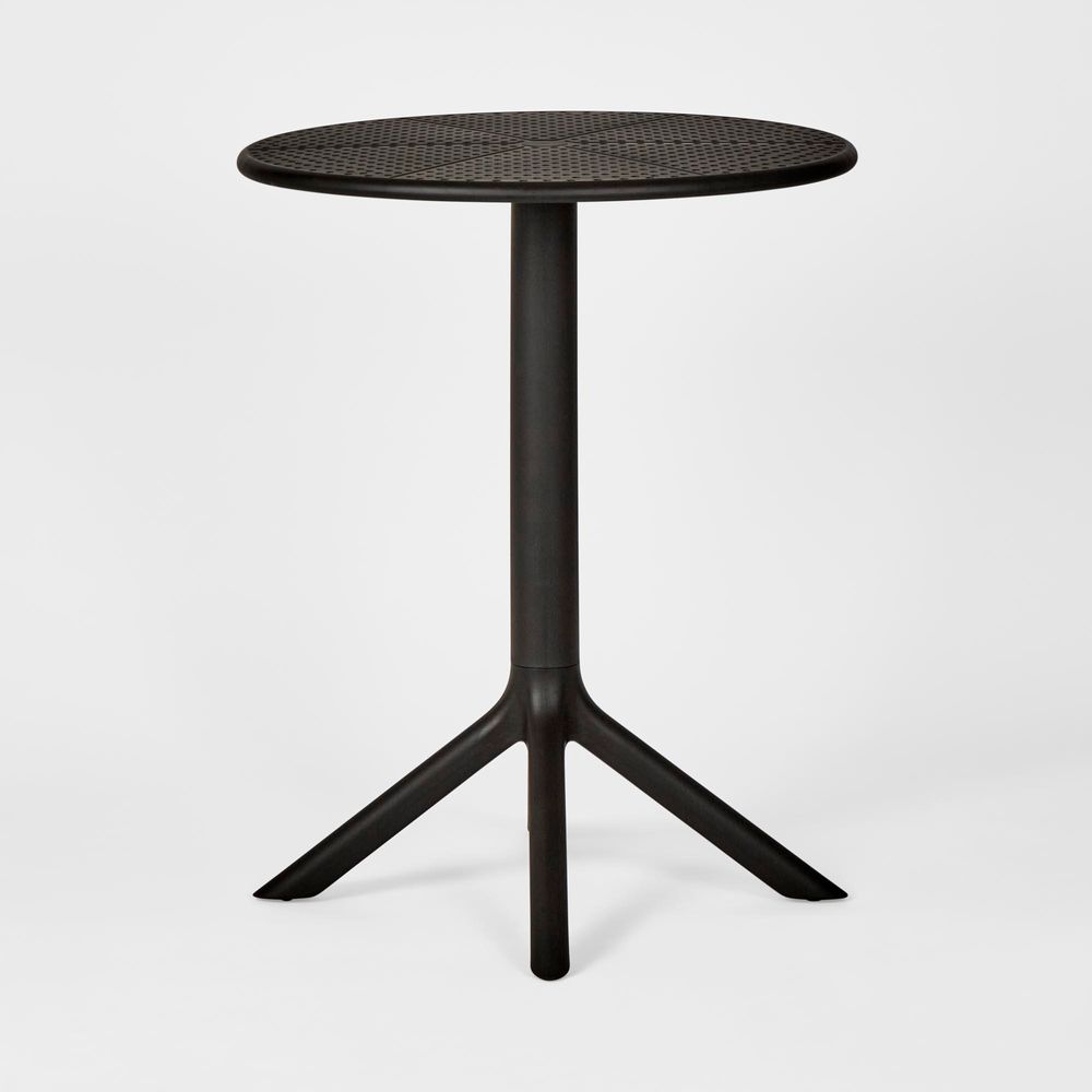 Ellee Cafe Table All Weather Black 60cm