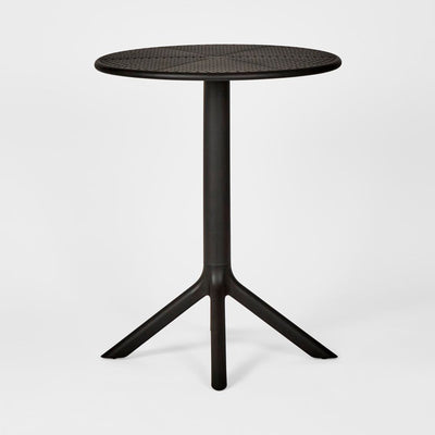 Ellee Cafe Table All Weather Black 60cm