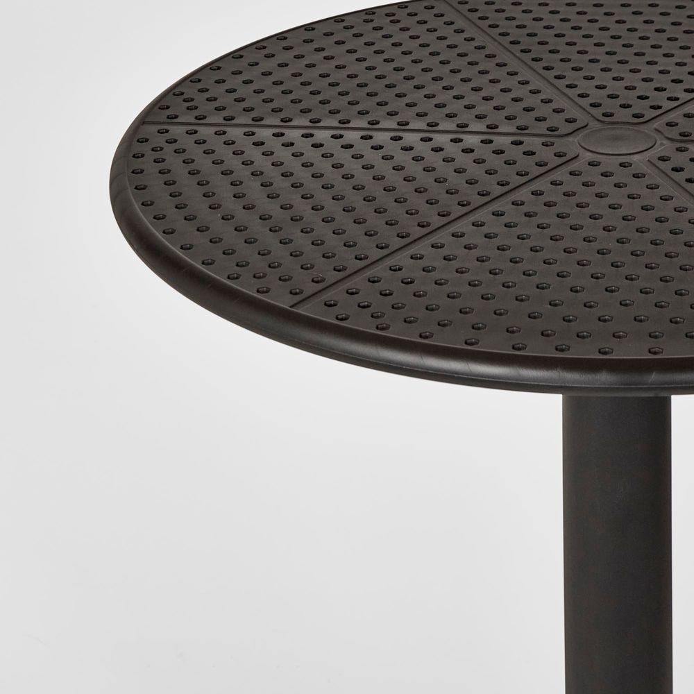 Ellee Cafe Table All Weather Black 60cm