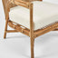 Havana Occasional Chair Rattan Cream Cushion