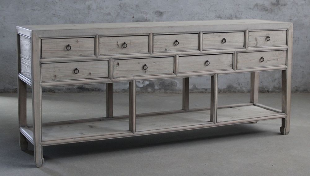 Tianjin Old Pine Wood Console