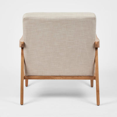 Preston Armchair Ash Natural Fabric