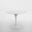 Aurora Round Dining Table Marble White 100cm