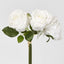 Willow Rose Bunch 29cm White - Pack of 12