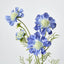 Scabiosa Spray with Buds Dark Blue