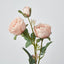 Real Touch Rose Spray Light Pink