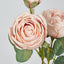 Real Touch Rose Spray Light Pink