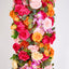 Flower Table Runner Pink and Orange