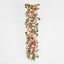 Flower Table Runner Light Pink