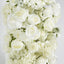 White Rose & Hydrangea Floral Runner