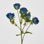 Rosebud Spray 7 Heads Blue - Pack of 12