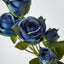 Rosebud Spray 7 Heads Blue - Pack of 12