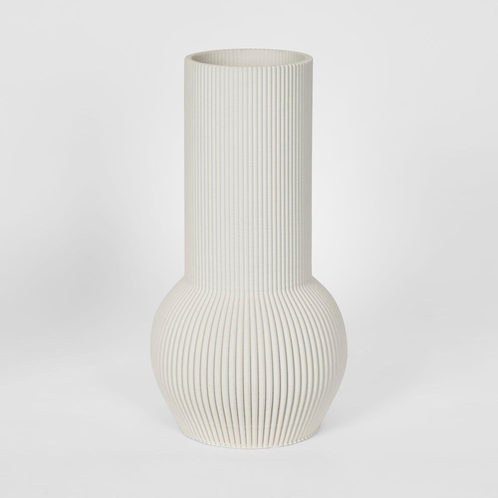 Hend 3D Vase LGE White