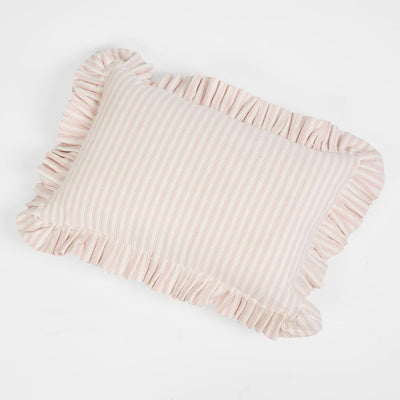 Tick Frill Cush 30x45 Pink