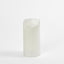 LED Battery Operated Wax Flameless Candle White 15cm