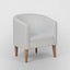 Ville Carver Chair White Body