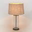 Iris Glass Table Lamp Base Black