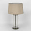 Iris Glass Table Lamp Base Black