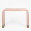 Adina Bone Inlay Console Table Peach/White