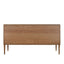 Clara Natural Oak Buffet With Brass Legs 160Cm