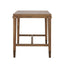 Clara Natural Oak Side Table With Brass Legs 50Cm