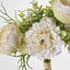 Marigold Peony Bouquet 32cm White - Pack of 12