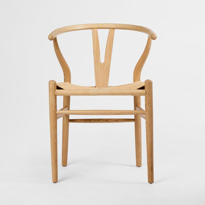 Atlas Dining Chair Ash Frame Natural Seat