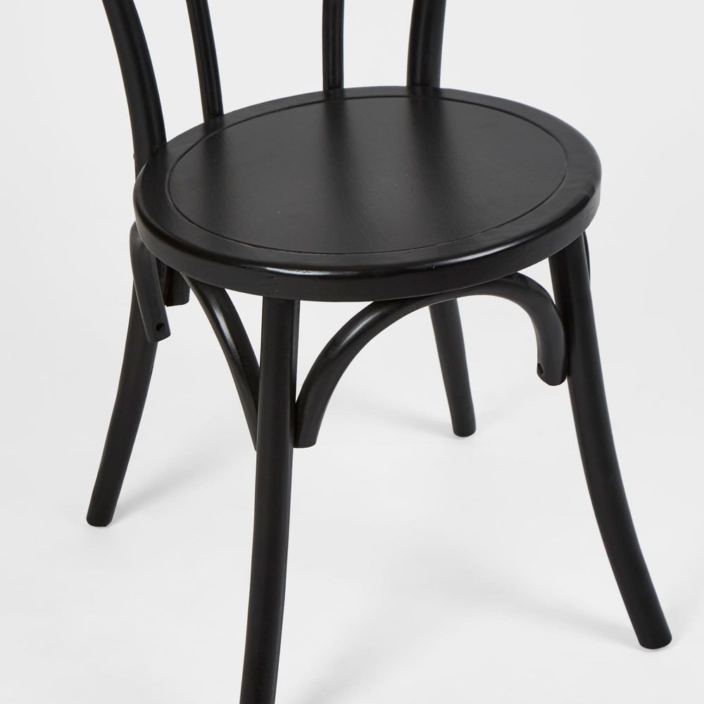 Elise Bentwood Dining Chair Black