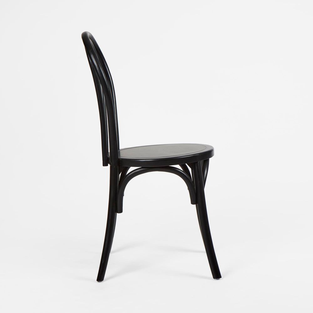 Elise Bentwood Dining Chair Black