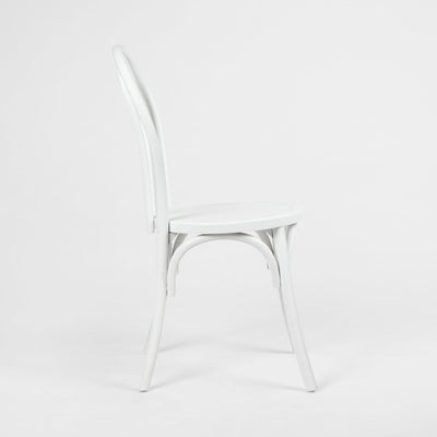 Elise Bentwood Dining Chair White