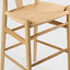 Atlas Bar Stool Ash Frame Natural Seat 65cm